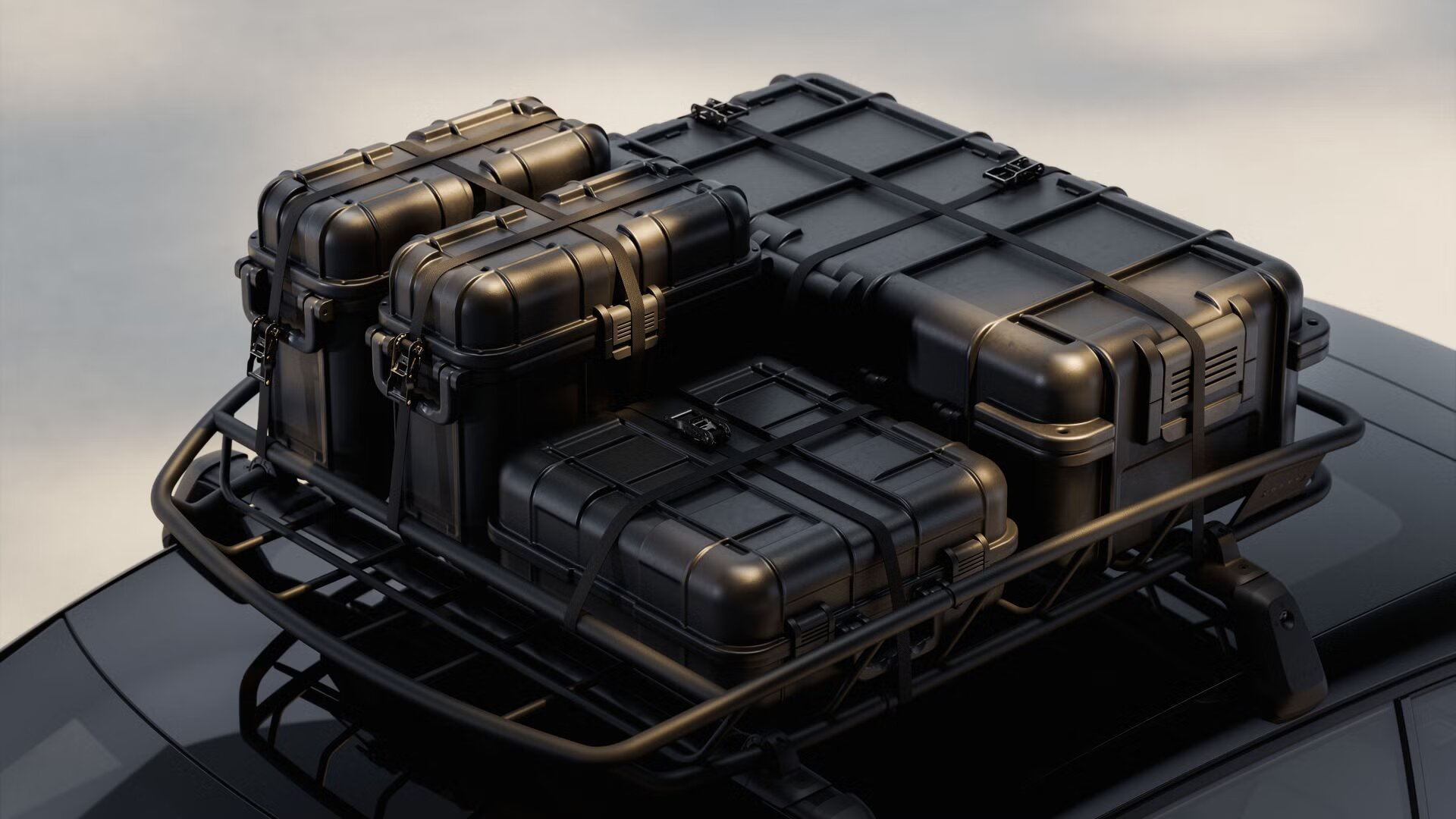 EX30 Cross Country bagage op dak