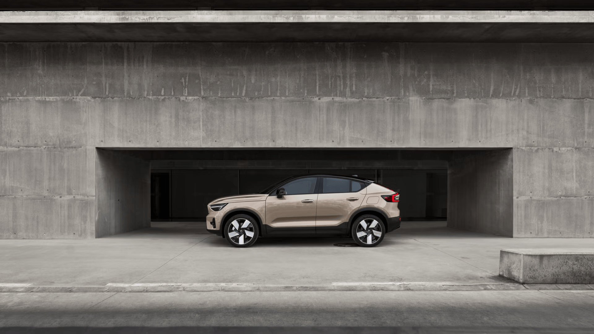 Volvo EC40 Elektrisch Zijkant