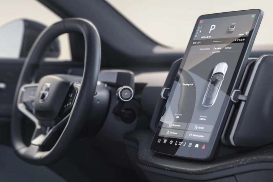 Volvo EX30 Centraal Display