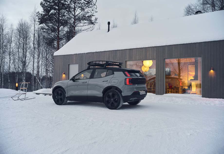 Volvo EX30 Cross Country Met Zweedse Winterhut