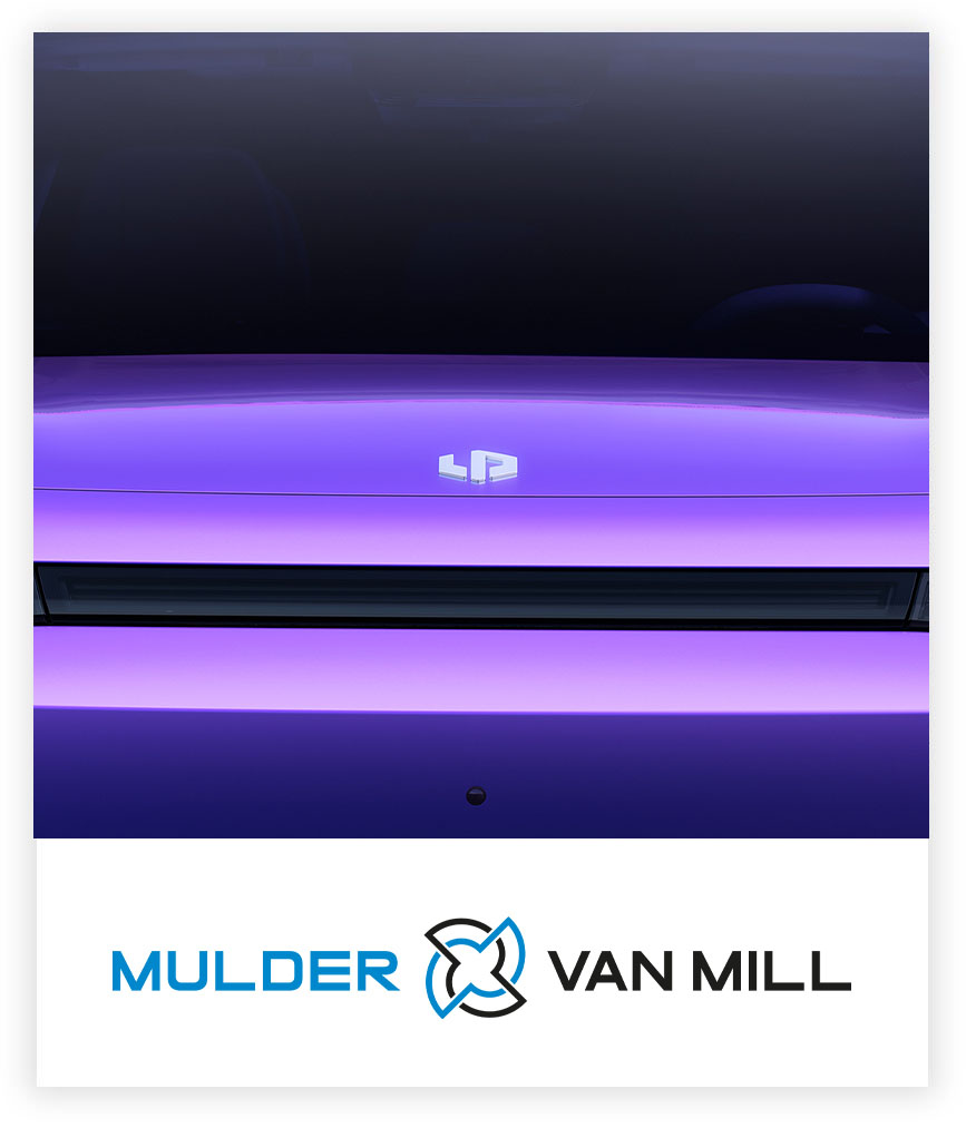 Paars Leapmotor Logo