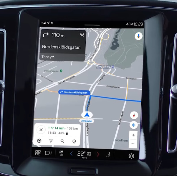 C40 Navigatie Scherm Volvo