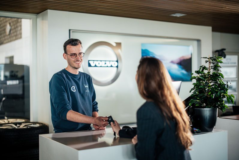 sleutel overdracht aan klant